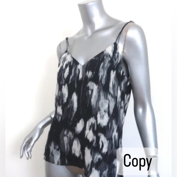 Haute Hippie Women’s Spaghetti Strap 💯 Silk Top Size Medium 🖤 - Picture 1 of 13